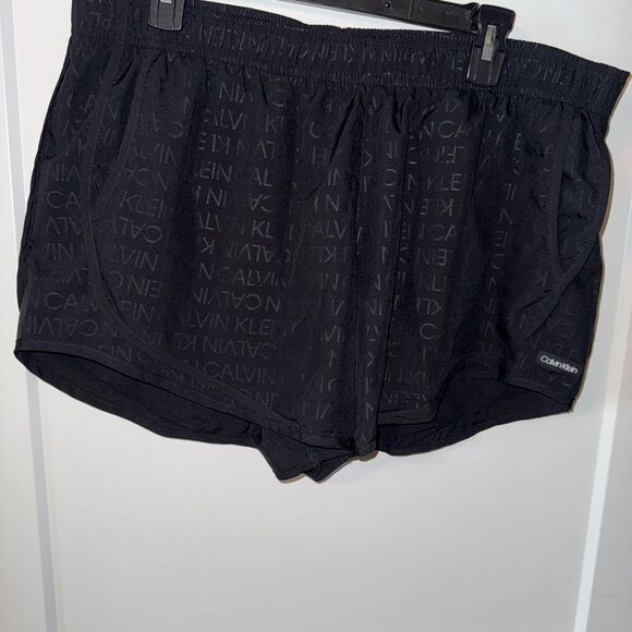 Calvin Klein Charcoal Logo Shorts - Picture 1 of 6
